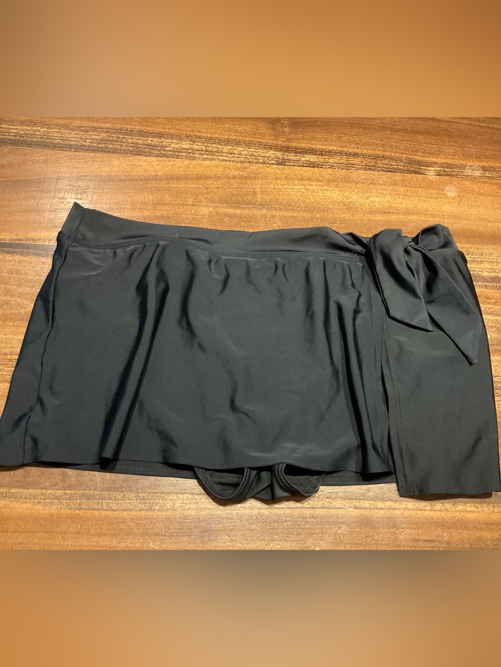 Athleta black swim skirt